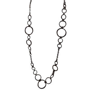 Lia Sophia "Haute Chocolate" Women's Long Necklace Bronze Finish (36-39")
